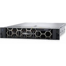 Сервер Dell PowerEdge R550 (up to 8x2.5? SAS/SATA) rack 2U / iDRAC9 Enterprise/ Rails / Bezel / 3Y WR / 2 x Intel Xeon Gold 5317 12C 150W 3.0GHz / 4 x 32GB RDIMM, 3200MT/s, Dual Rank, 16Gb BASE x8 / 5 x 3.84TB SSD Crucial Micron 5300PRO SATA / 1 x PERC H7